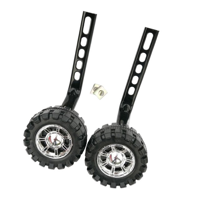 braveheart Support de Vélo pour Enfants Stabilisateurs de Roues Pièces et Accessoires Robustes Réparation Support Noir Diamètre de Roue 11 cm