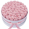 thumbnail image 1 of Rosas preservadas Perfectione 50 rosas rosas en caja de terciopelo, 1 of 6
