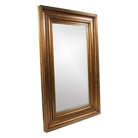 Elizabeth Austin Baxter Antique Gold Leaning Floor Mirror 58w X 90h In