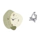 thumbnail image 5 of Reloj de pared abstracto silencioso con estatua de pensador, decoración de habitación, reloj colgante decorativo para cocina, oficina, granja, mesa, s, 5 of 8
