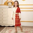 thumbnail image 2 of RXMEKW Ethnic Style Long Robe Dress for Middle And Large Children, 2 of 6