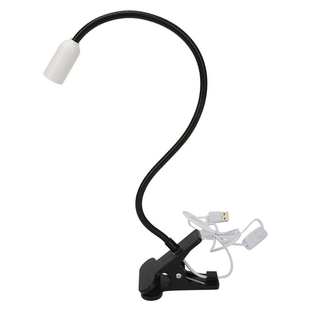LED Desk Light, Nail Art Dryer Hand Free Fast Curing 6W Big Chip Flexible Gooseneck With Clamp For Nail Polishing For Salon