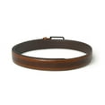 thumbnail image 5 of Men's Handmade Genuine Solid Buffalo Leather Belt Caramel Brown Colour, 42" To 46" Waist Adjustable, 5 of 5