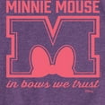 thumbnail image 3 of Disney - Minnie Mouse - In Bows We Trust - Toddler & Youth Girls Short Sleeve Graphic T-Shirt, 3 of 5