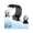 Black, variant on Bathroom Sink Faucet 3 Hole 2 Handle Crystal Knobs High Arc Waterfall Spout Vanity Basin Mixer Tap 8-Inch&Upwards Widespread Bathtub Filler Faucet
