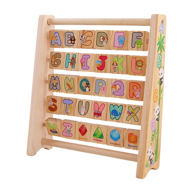 Montessori Alphabet, juegos de aprendizaje de rompecabezas de educación temprana, bloques de lectura de para y niñas CUTICAT lectura Alfabeto educación