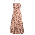 thumbnail image 1 of Vestido largo GRACE KARIN sin mangas para verano, color café, estampado floral S, 1 of 7