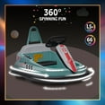 thumbnail image 3 of QinaQin Battery Powered Toddler Bumper Car, 6V Ride On with Lights and Music, 3 of 9