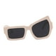 thumbnail image 5 of Gafas de sol divertidas, elegantes, versátiles, para conducir, irregulares gris beis, 5 of 9