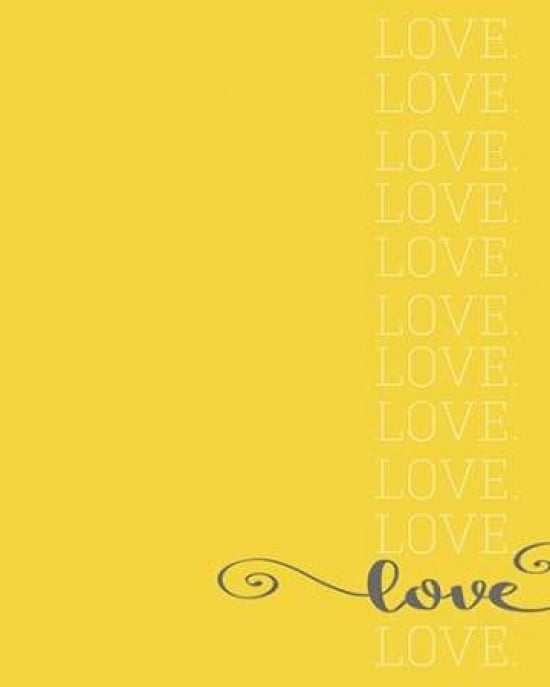 Love - Yellow Canva