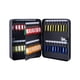 thumbnail image 5 of Caja de almacenamiento de llaves con cerradura de código, armario para llaves con cerradura, organizador de utilidad negro, armario para llaves, acces 72 tarjetas clave, 5 of 8