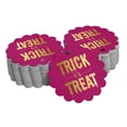 thumbnail image 1 of Inkdotpot Real Gold Foil Trick Or Treat Halloween Tags Favor Hang Paper Tags 100 Pieces, 1 of 6