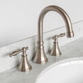 thumbnail image 3 of Brown Bathroom Vanity 24", Cara White Marble Top, Faucet LB7B, 3 of 5