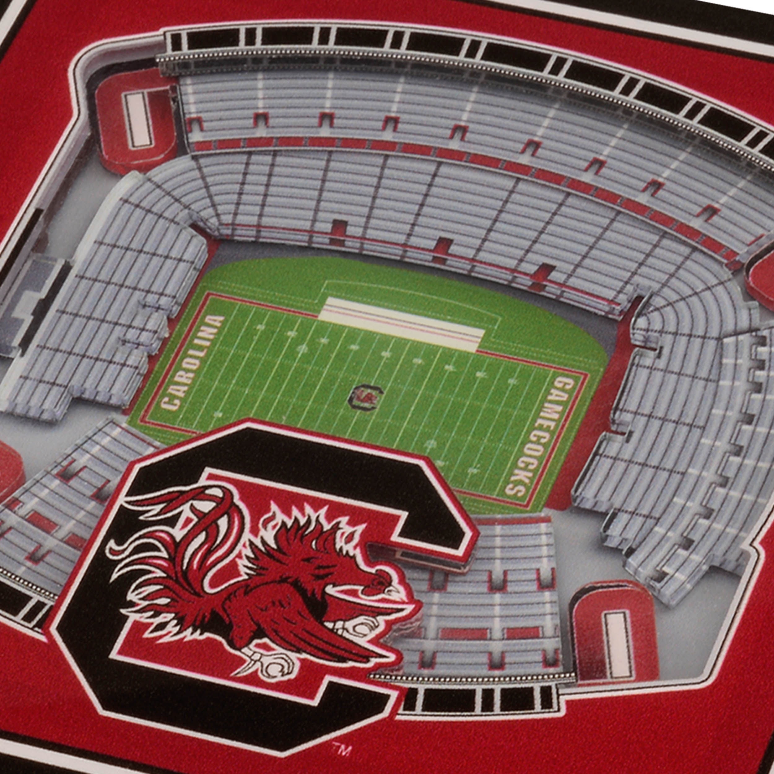 YouTheFan NCAA South Carolina Gamecocks Stadiumview Cribbage