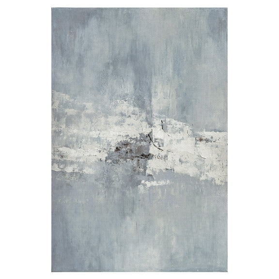 Misty Blue Haze II by Willowbrook Fine Art Wrapped Canvas Painting Print