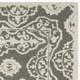 thumbnail image 3 of SAFAVIEH Bella Doriane Bordered Wool Area Rug, Dark Grey/Ivory, 8' x 10', 3 of 4