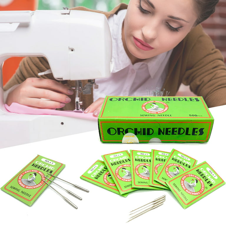 10pcs Sewing Machine Needles Iron Alloy Durable HA1 90/14 Sewing Machine Needles for Home Use, Size: HA 90/14#