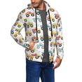 thumbnail image 2 of Kdxio Cartoon Monster Trucks Print Men Hoodies Casual Hoodies for Men with Zip Pockets Full Zip Long Sleeve Sweatshirt Sports Hooded Jacket-X-Large, 2 of 5