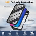 thumbnail image 3 of Funda para iPhone 17 Air KEKBOXQ Magnética con Privacidad Verde, 3 of 7