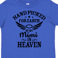 thumbnail image 4 of Inktastic Handpicked for Earth By My Mimi in Heaven with Angel Wings Boys or Girls Toddler T-Shirt, 4 of 5