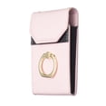 thumbnail image 3 of Adhesive Ring Holder Phone Pocket, Cell Phone Stick On Card Holder Wallet Sleeve, PU Leather Credit Cards/ID Card Holder with Sticker for Back of Phone - Pink, 3 of 8