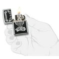thumbnail image 2 of Zippo Street Chrome Eagle Windproof Pocket Lighter, 2 of 6