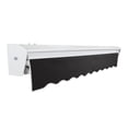 thumbnail image 7 of Awntech 20' x 10' Destin Manual Manual Patio Retractable Awning Acrylic Fabric, Black, 7 of 7