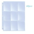 thumbnail image 1 of LSLJS Transparent Jiugongge 3 Hole Positive and Negative Card Sleeve Loose Leaf, Home Accessories, 1 of 2