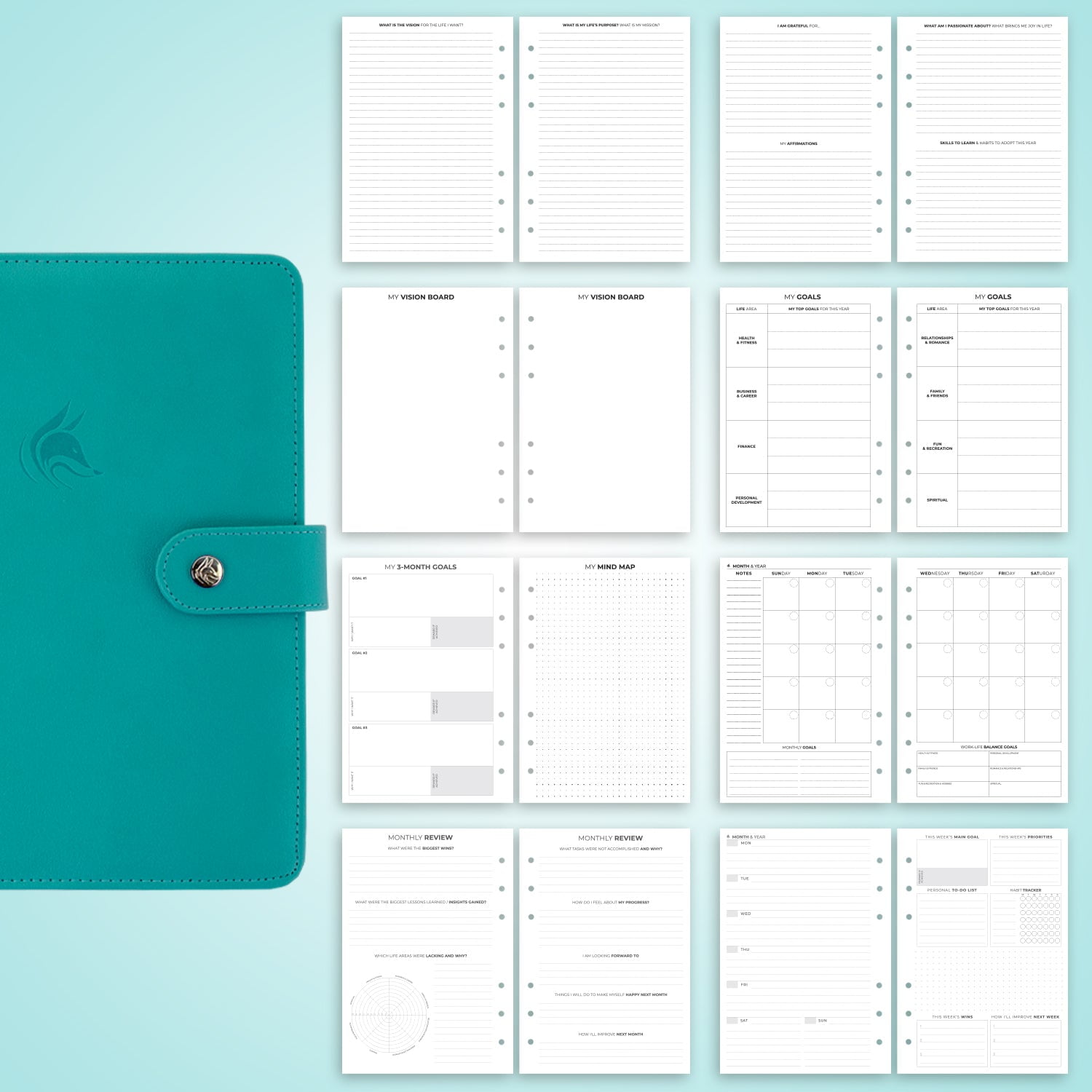 Clever Fox Weekly Planner Binder Planner