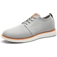 thumbnail image 1 of Zapatos Semiformales BMNY Para Hombre Con Cinta Tipo Choclo Gris Talla 27.5, 1 of 4