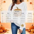 thumbnail image 3 of Enjoytime Women's Sweatshirt Halloween Pumpkin Print Long Sleeve Pullover Top Fall Fashion Lightweight Casual Sweatshirts, 3 of 6