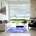 thumbnail image 6 of Ahgly Company Indoor Rectangle Patterned Light Slate Blue Area Rugs, 2' x 4', 6 of 6