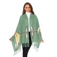 thumbnail image 3 of FORMRS Womens Scarf Winter Soft Long Big Warm Shawls Wrap Tassel Scarves, Lemon Glass, 3 of 9