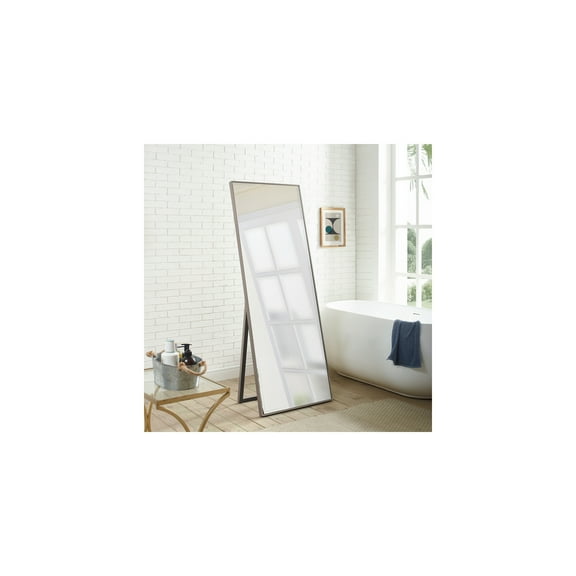 Floor Length Mirror - Modern Standing Mirror for Bedroom, Living Room - Full Body Mirror, Easy Assembly