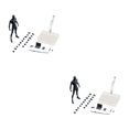 thumbnail image 1 of Bewildely Conjunto de cuerpo de figuras de 15 cm con soporte de exhibición de para decoración de dormitorio negro 2piezas hombre negro 15 cm, 1 of 6