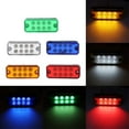 thumbnail image 4 of Side Marker Lights, 6 pcs 12V 24V 8 LED Truck Side Marker Indicators Car Side Indicators Lights for Truck Trailer, 4 of 8