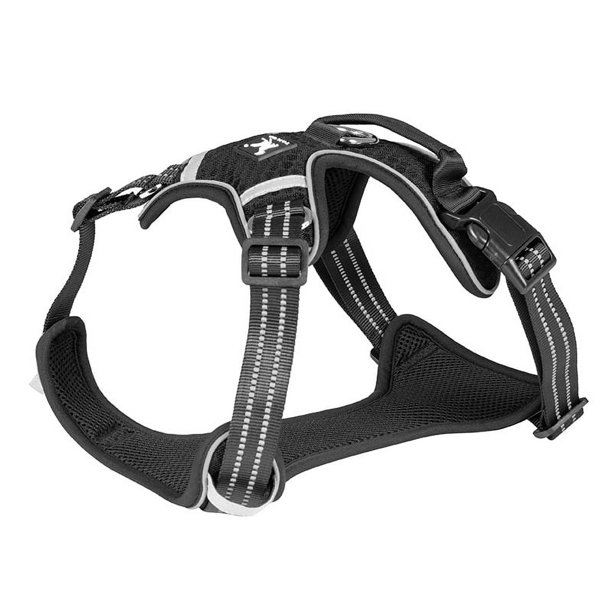 Este producto es un chaleco de tracción reflectante transpirable de malla para perros de verano con correa para el pecho de doble capa de buena calidad.