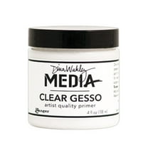 Ranger Ink Dina Wakley Media Clear Gesso 4 Ounce Jar