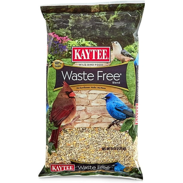 Kaytee Waste Free Bird Seed Blend, 5Pound (2 Pack)