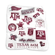 Texas A&M Aggies 50'' x 60'' Native Raschel Plush Throw Blanket