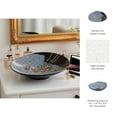 thumbnail image 5 of Contemporary Asymmetrical Decorative Bowl -  Coffee Table Decor and Centerpiece Table Decorations with Pebble Pattern - Stylish Home Decor Accents for Kitchen Counter, Keys, or Candy Bowl - 5", Black, 5 of 12