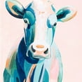 thumbnail image 2 of Popp, Grace 26x26 Gold Ornate Wood Framed with Double Matting Museum Art Print Titled - Pastel Pasture I, 2 of 4