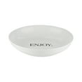 thumbnail image 3 of American Atelier, Round, White, Porcelain Worded Pasta Dinnerware Plate Sets of 5, 3 of 9