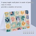 thumbnail image 3 of Yayeee Toggle Light Switch Wall Plate 2-Gang 4.56"x4.48" Decorative Outlet Cover, Green Floral, 3 of 7