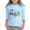 Light Blue, variant on Teen Girls Top for Daily Casual Wear from Easter Bunny Letter Print Short Sleeve Blouse for Kids Girls Spring Summer Lightweight Youth Tee Purple 13-14 Years