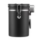 thumbnail image 1 of Soporte para café Meterk Negro/1.8L/Soporte para café Soporte sellado para granos de café Cocina 304 Jarra de almacenamiento, 1 of 7