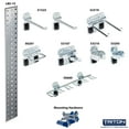 thumbnail image 2 of Triton Products® Silver Tool Pegboard Kit with (1) 36 In. x 4.5 In. 18 Gauge Steel Square Hole Pegboard and 8 pc LocHook Assortment, 2 of 5
