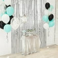 thumbnail image 5 of 3 Pack Foil Fringe Backdrop - Silver Shiny Tinsel Curtains for Party Decoration/Photo Booth Props - 3.3x9.9 FT Metallic Foil Backdrop for Birthday, Wedding, Graduation, Christmas, 5 of 8