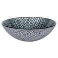 thumbnail image 2 of Silver Squares Glass Vessel Sink, 2 of 6