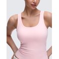 thumbnail image 5 of CRZ YOGA Softembrace Tank Tops for Women Casual Going Out Soft Double Lined Crop Basic Sleeveless Shirts, 5 of 7